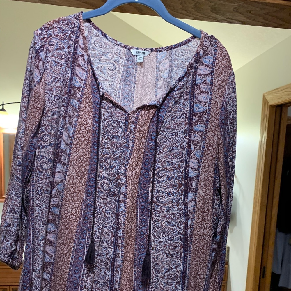 XXL Sonoma peasant blouse, great condition!!